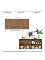 Aparador Buffet 4 Portas Veneza Multimóveis Rustic