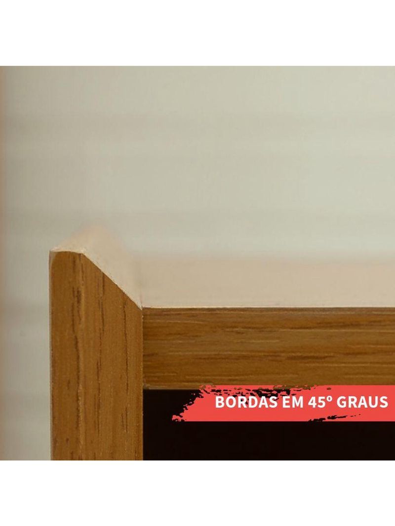 Balcão Buffet 2 Portas Cinamomo White Laca Brilho Vértice