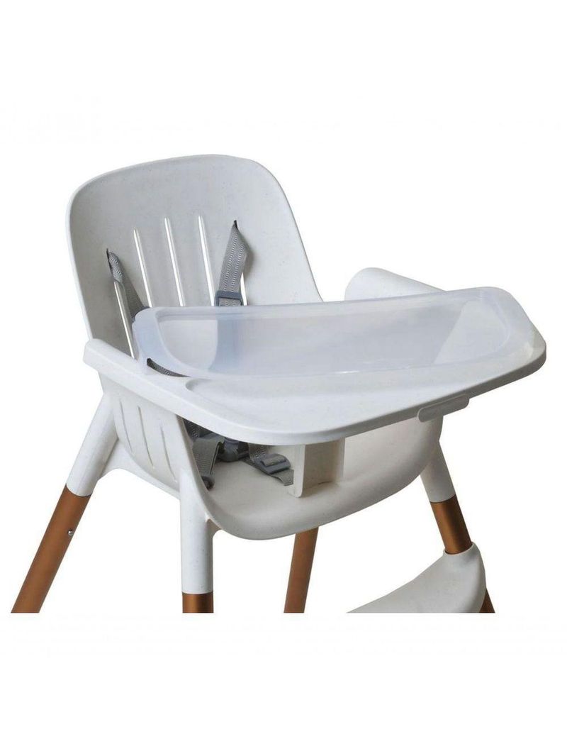 Cadeirinha de Alimentação Burigotto Poke até 15kg Frosty Polar Branco