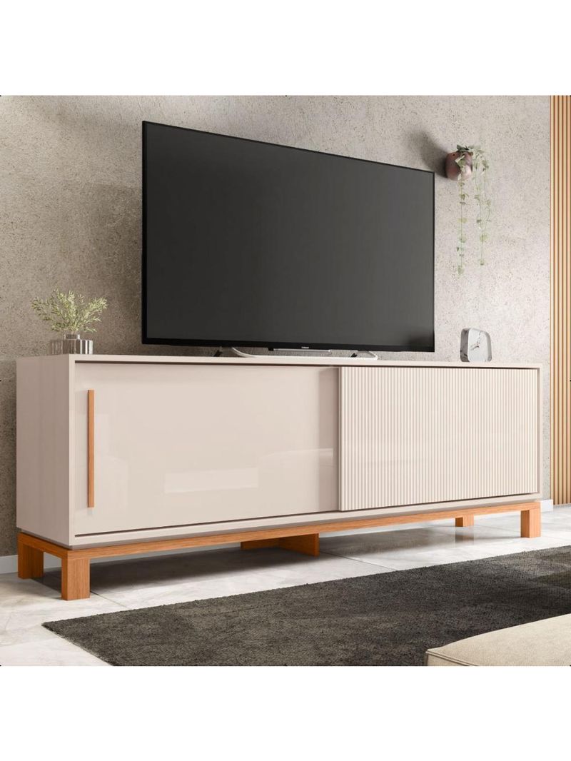 Bancada Rack Para Tv Até 65 Polegadas Jace Marrom Caemmun