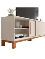 Bancada Rack Para Tv Até 65 Polegadas Jace Marrom Caemmun