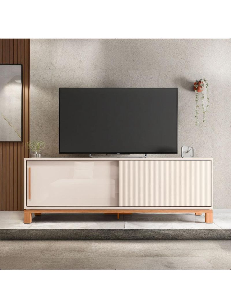 Bancada Rack Para Tv Até 65 Polegadas Jace Marrom Caemmun