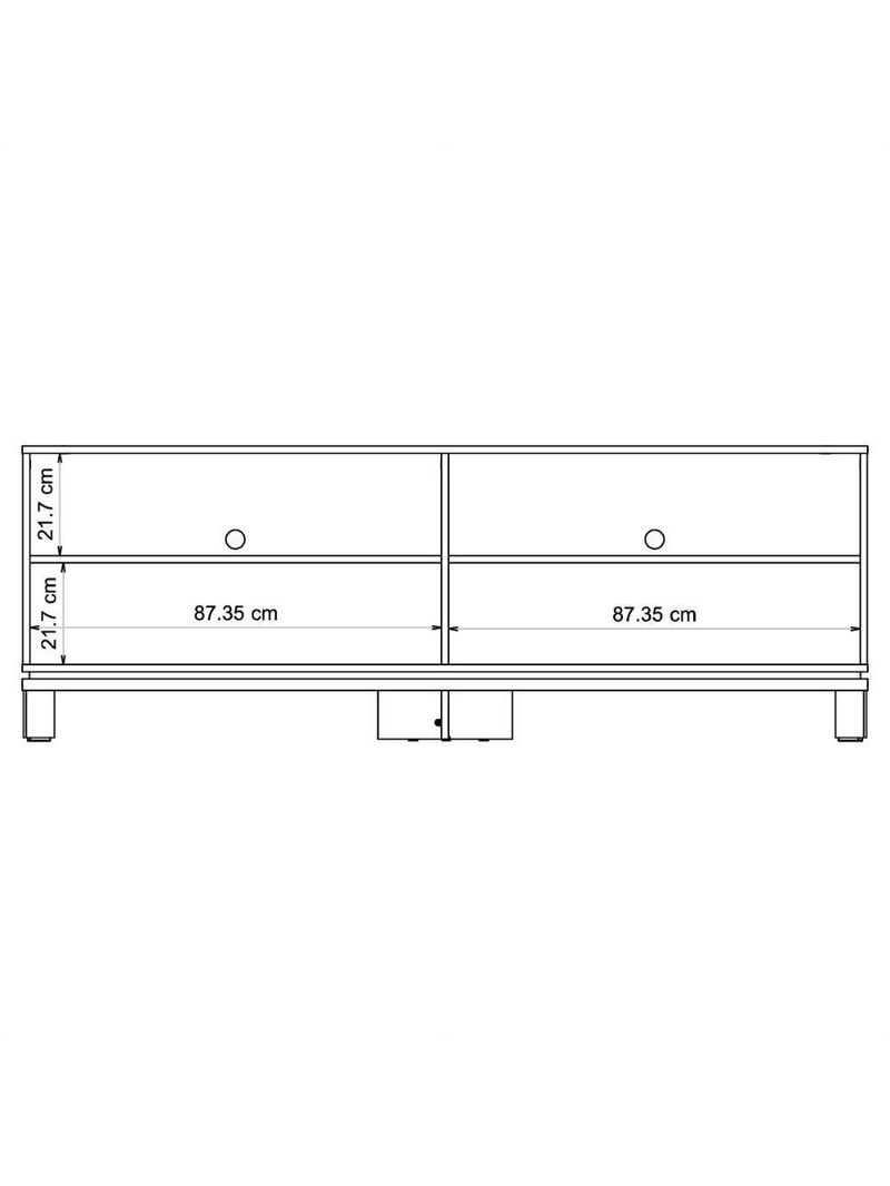Bancada Rack Para Tv Até 65 Polegadas Jace Marrom Caemmun