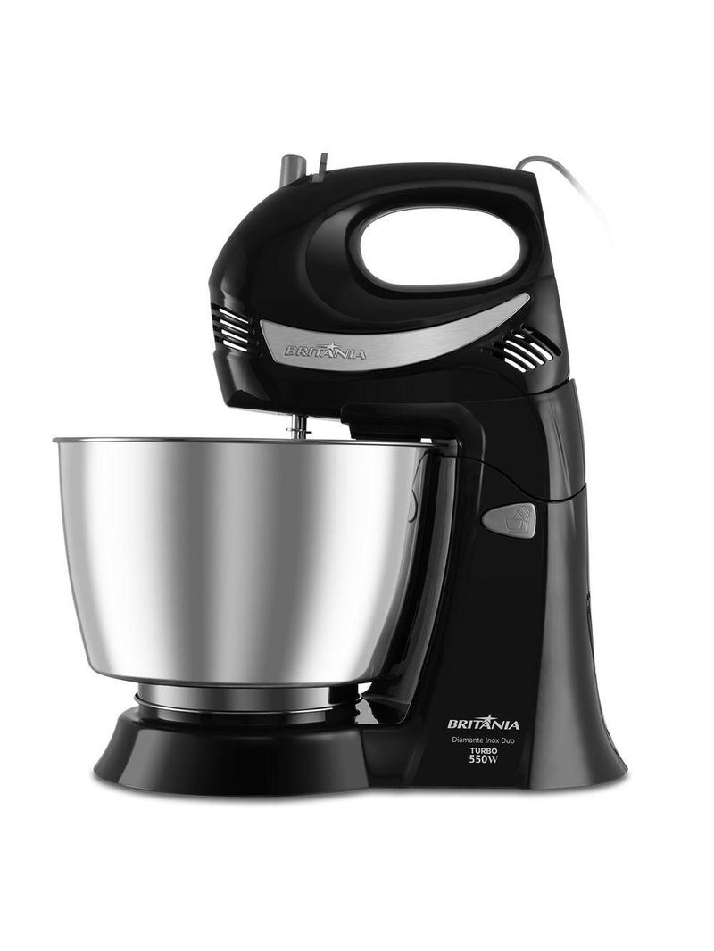 Batedeira Britânia Diamante Inox Turbo Duo 4,3L 550W 110V