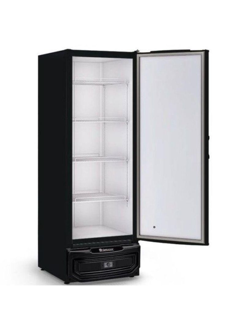 Freezer Vertical com Porta Cega Tripla Ação GPC57TE Gelopar Conservador 577 Litros Preto 110v