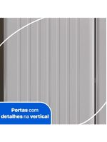 Cozinha De Aço Compacta Telasul Diamante 4Pçs C/ Kit Branco