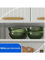 Cozinha De Aço Compacta Telasul Diamante 4Pçs C/ Kit Branco