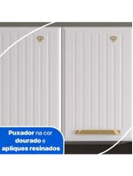 Cozinha De Aço Compacta Telasul Diamante 4Pçs C/ Kit Branco