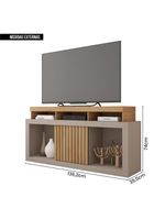 Bancada Rack Para Tv Até 55 Polegadas Frost Marrom Caemmun