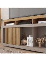 Bancada Rack Para Tv Até 55 Polegadas Frost Marrom Caemmun