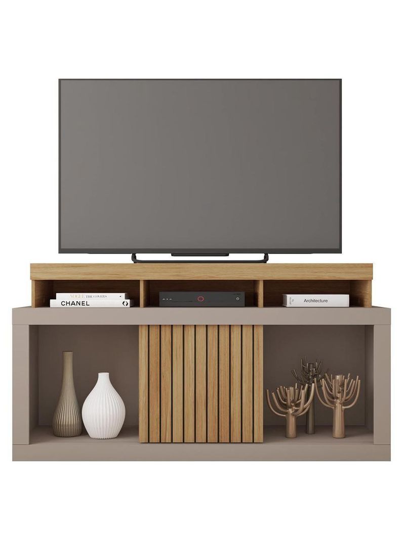 Bancada Rack Para Tv Até 55 Polegadas Frost Marrom Caemmun