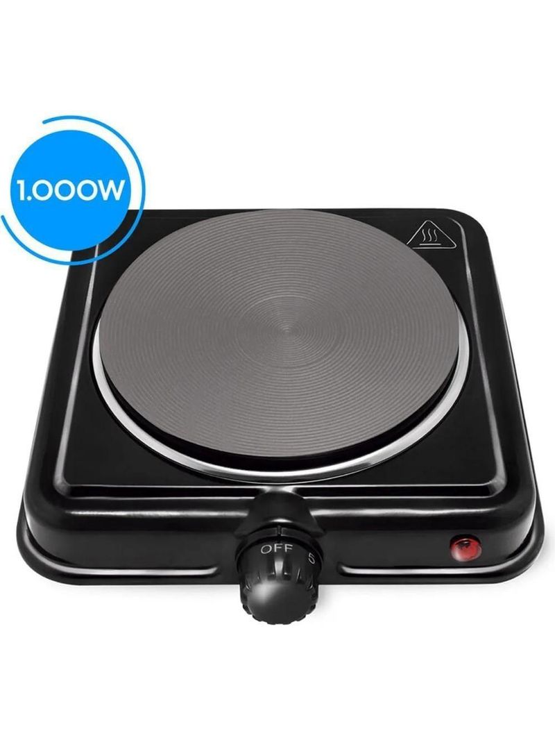 Fogão Elétrico De Mesa 1 Prato 1000W FG01 Single Cook Preto Elgin 110V