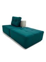 Serena Duo - Poltrona + Pufão Para área Externa - Cor Verde