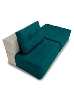 Serena Duo - Poltrona + Pufão Para área Externa - Cor Verde