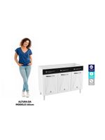 Balcão De Cozinha Aço Triplo Telasul Star New Preto P/ Pia