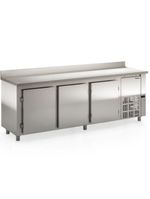 Balcão de Encosto com 3 Portas Gelopar GBFE250 765 Litros Inox 220v
