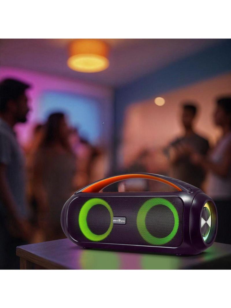 Speaker Extreme Britânia BBS200BT Flash Lights TWS 200W Bivolt