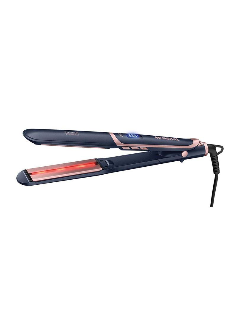 Prancha Alisadora Infrared Mondial Azul Bivolt