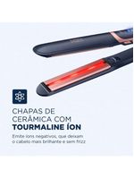 Prancha Alisadora Infrared Mondial Azul Bivolt