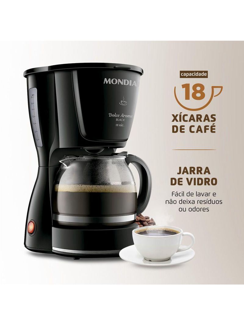Cafeteira Elétrica Dolce Arome Mondial C-30-18X-FB – 220V