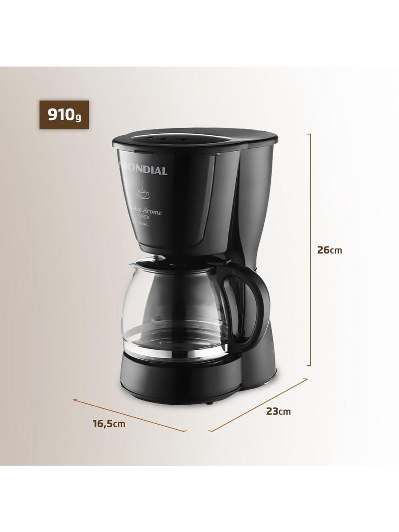 Cafeteira Elétrica Dolce Arome Mondial C-30-18X-FB – 220V