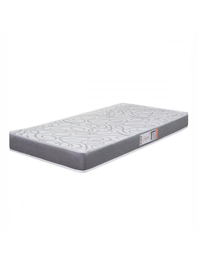 Colchão Solteiro Espuma D33 Pro Confort 78x188x12cm Cinza