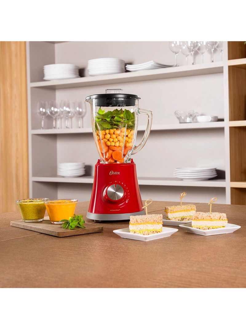 Liquidificador Super Chef Vermelho 127V – Oster