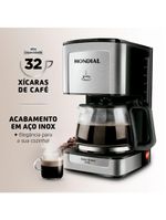 Cafeteira Elétrica Mondial C-44-32x-si Cafeteira C-44-32x-si 220v/60hz