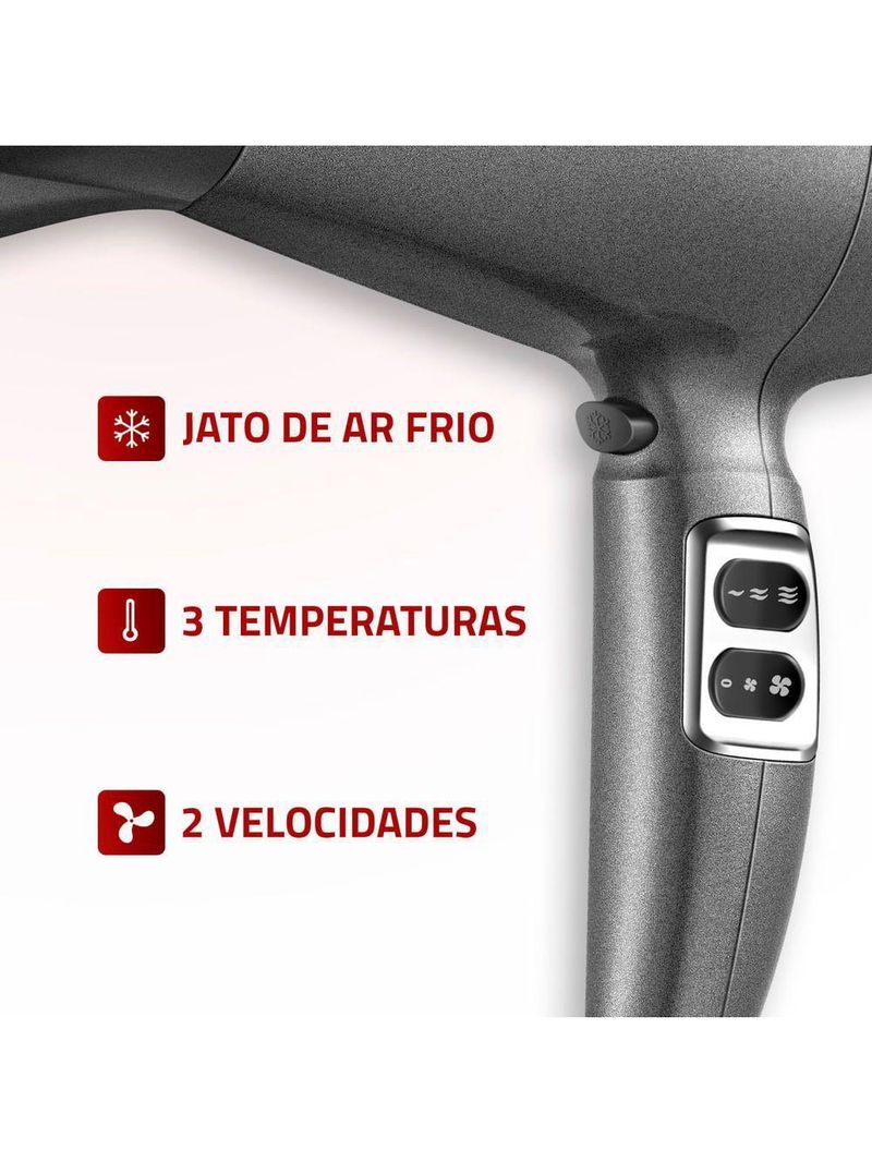 Secador De Cabelos Space Shine Sc-20 Sec Cabelo Sc-20 127v/60hz