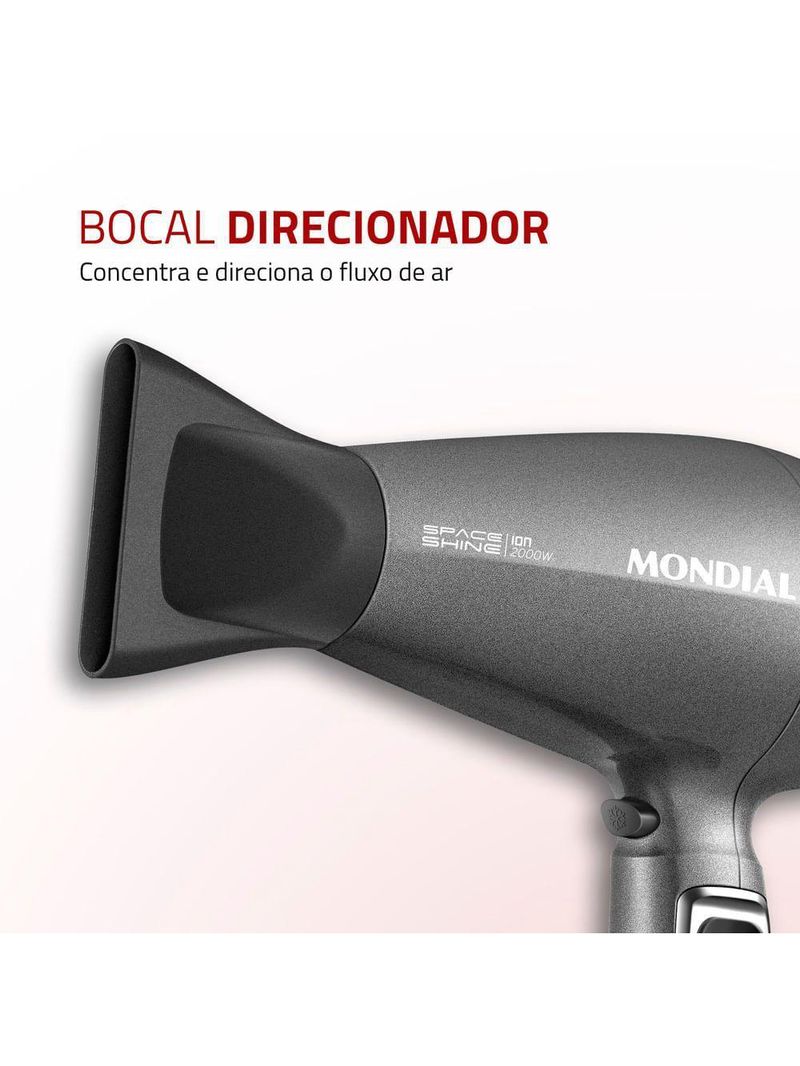 Secador De Cabelos Space Shine Sc-20 Sec Cabelo Sc-20 127v/60hz