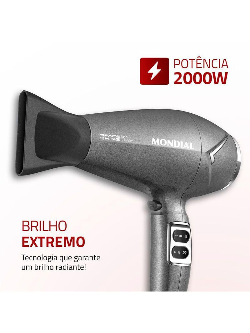 Secador De Cabelos Space Shine Sc-20 Sec Cabelo Sc-20 127v/60hz