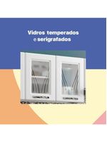 Cozinha de Aço Completa Telasul Star New Branco 3 Vidros Balcão para Pia