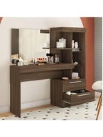 Penteadeira Com Espelho Nogal Trend Notável Móveis Nogal