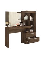 Penteadeira Com Espelho Nogal Trend Notável Móveis Nogal