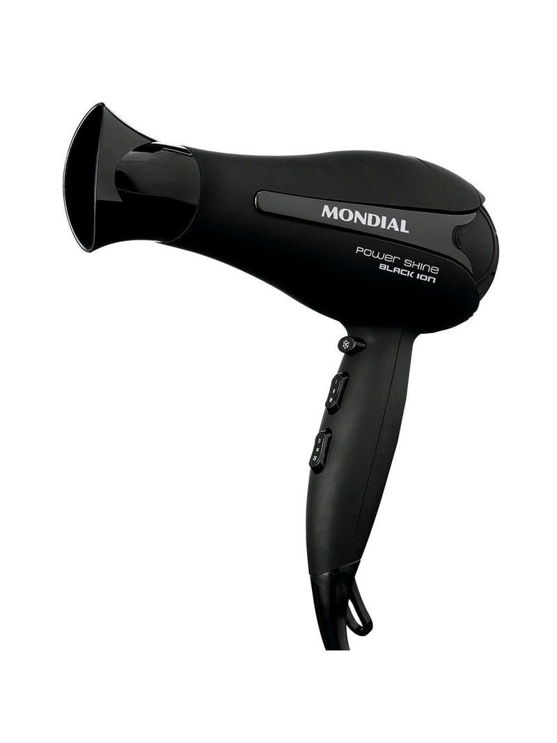 Secador De Cabelos Power Shine Black Sc-13 220v-preto