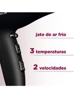 Secador De Cabelos Power Shine Black Sc-13 220v-preto