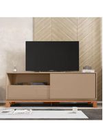 Bancada Rack Para Tv Até 55 Polegadas Jace Marrom Caemmun