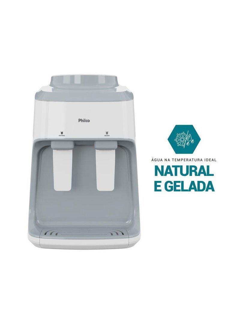 Bebedouro Philco 10l Ou 20l Bivolt Sistema Perfurador Pbe15b Bivolt