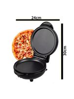Máquina Mini Forno Elétrico Redondo Pizza Ovo Torta 220V