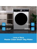 Lava e Seca Midea 11kg Turbo Branca 127V
