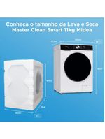 Lava e Seca Midea 11kg Turbo Branca 127V