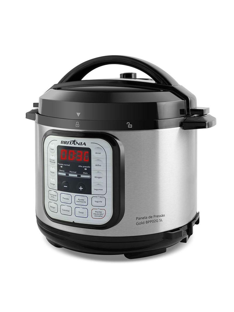 Panela De Pressão Britânia BPP02G Gold 5L 900W 220V