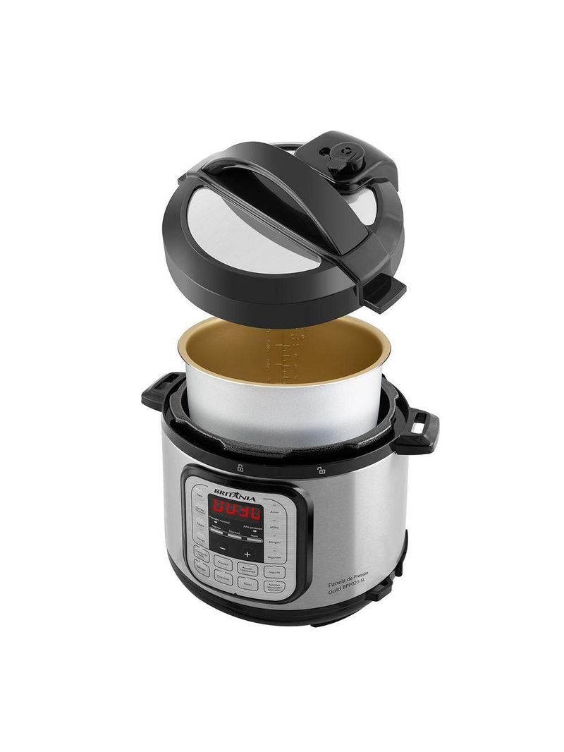 Panela De Pressão Britânia BPP02G Gold 5L 900W 220V