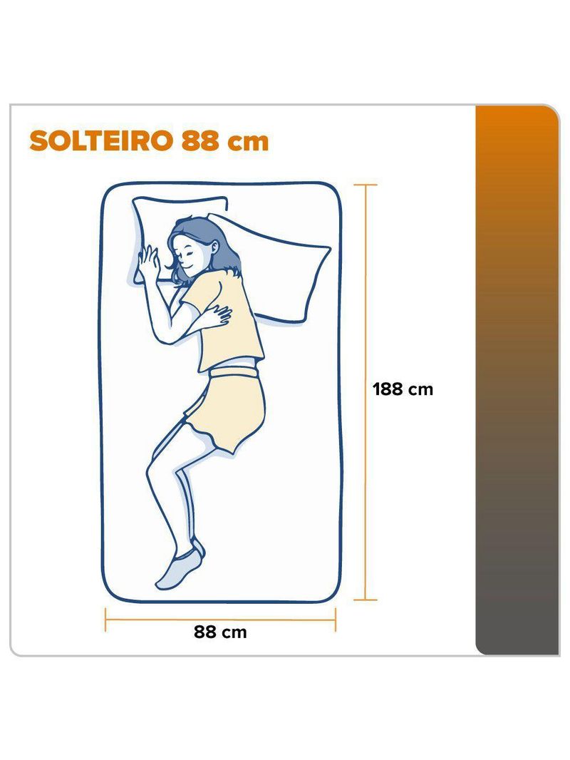 Conjunto Cama Box Solteiro Zidi Alabama 88x188 Mola Ensacada Cinza Solteiro