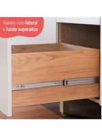 Cozinha Completa Thela Bárbara 5 Peças Com Balcão Freijó/branco