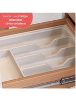 Cozinha Completa Thela Bárbara 5 Peças Com Balcão Freijó/branco