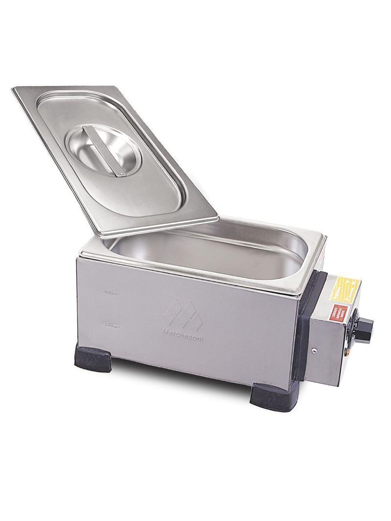 Derretedeira Industrial 1 Cuba 2,5kg Dr2 Marchesoni Banho-maria Multiuso Inox 220v