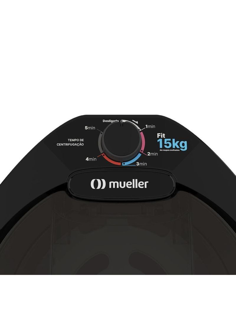 Centrífuga De Roupas Mueller 15 Kg Fit Preto - 127v
