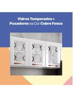 Cozinha De Aço Completa Telasul Mirage Com Balcão Branco