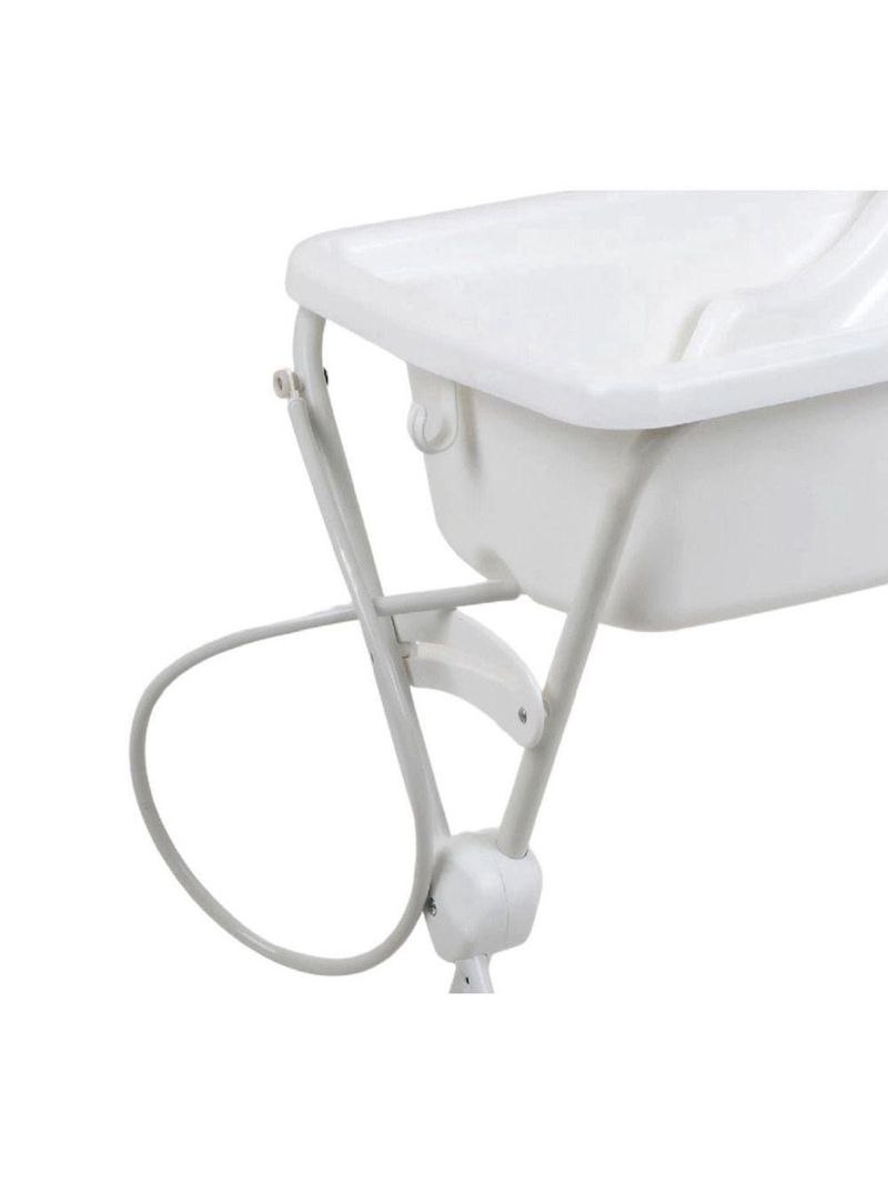 Kit Banho Burigotto Banheira com Suporte e Assento Redutor Branco